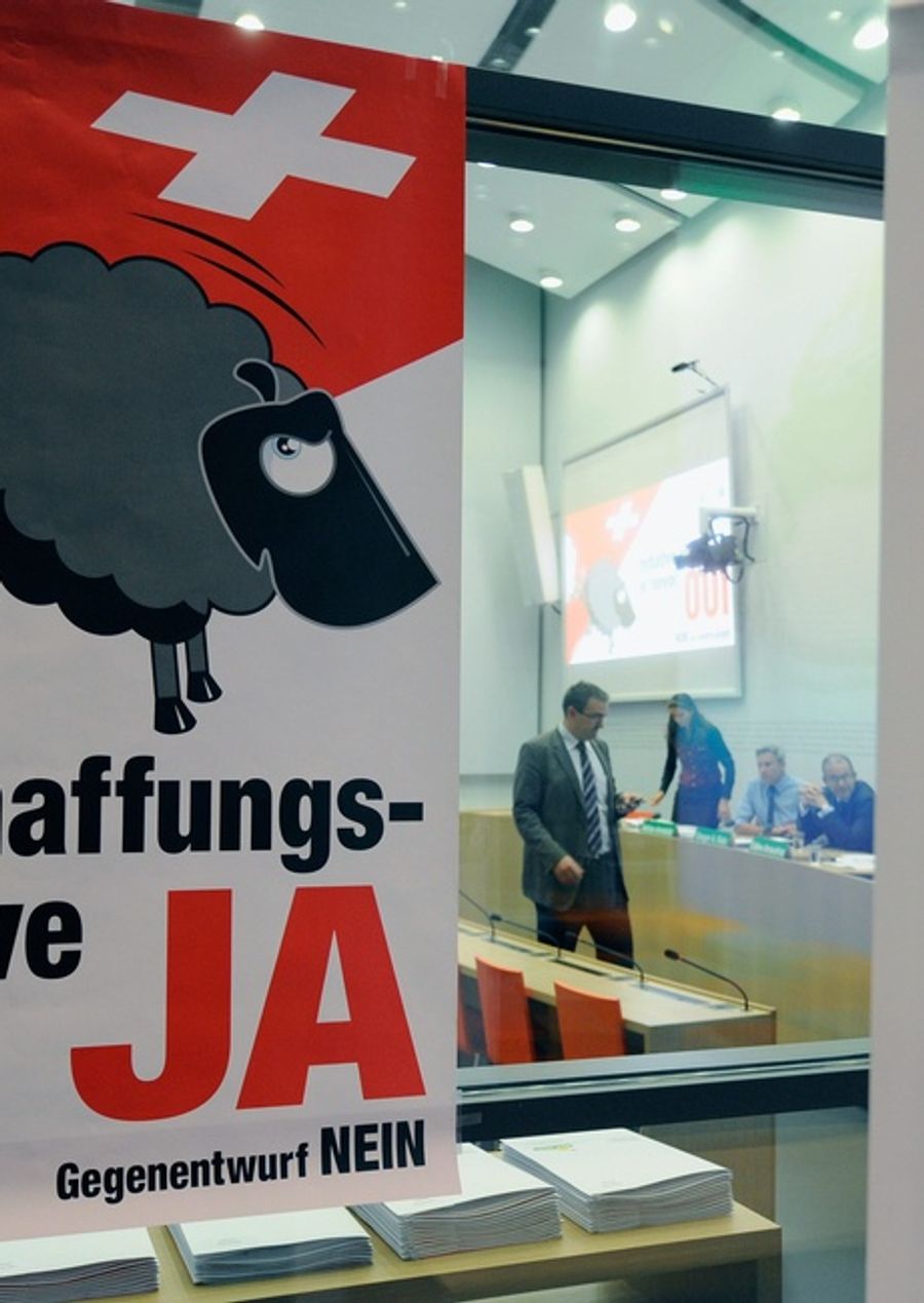 Mit dem Schäfchen-Sujet warb die SVP 2007 für ihre Ausschaffungsinitiative.