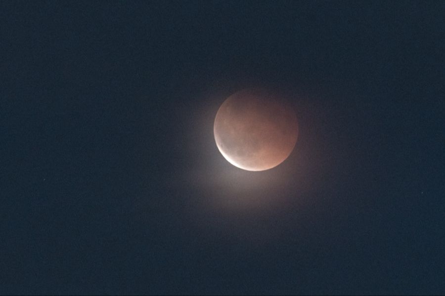 Das Spektakel rund um den Blutmond dauerte ganze 82 Minuten.