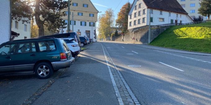 Auf dem Abschnitt Bildweiherstrasse bis Kräzernstrasse 27 gilt bis im Sommer 2023 neu Höchstgeschwindigkeit 30km/h. St. Gallen