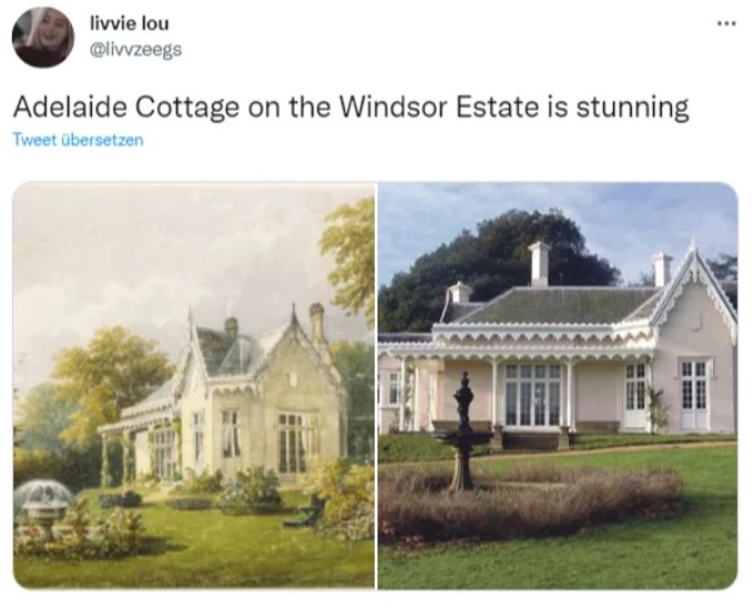 Das Adelaide Cottage scheint bei den Royals äusserst beliebt – auch Prinz William und Kate interessieren sich dafür. Adelaide Cottage