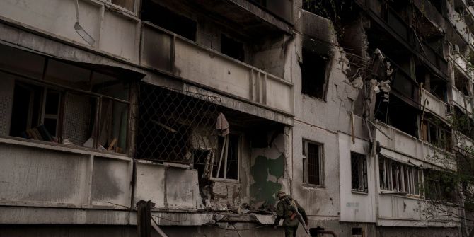 Angriff ukrainischer Kampfdrohnen