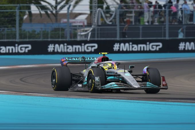 Lewis Hamilton (Mercedes) beim Miami-GP der Formel 1. Lewis Hamilton Mercedes