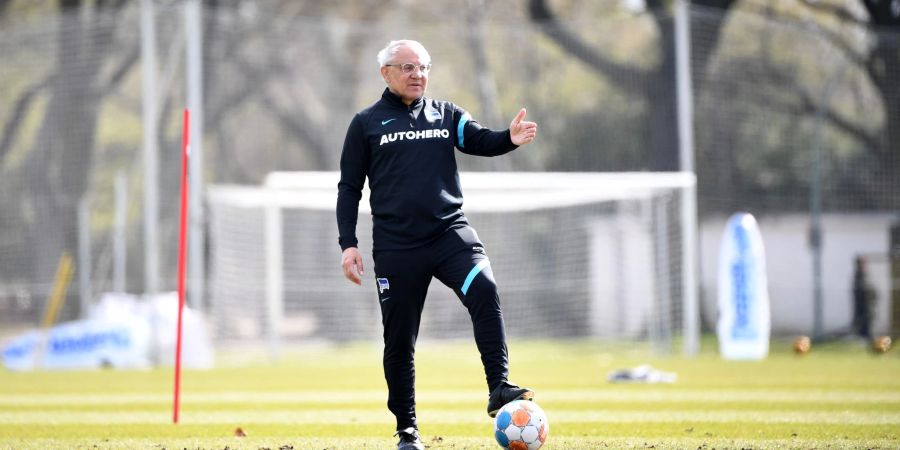 Trainer Felix Magath hofft auf den Klassenerhalt seiner Hertha.