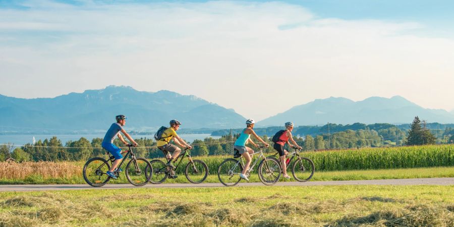 Feld Velo Tour Berge Sommer