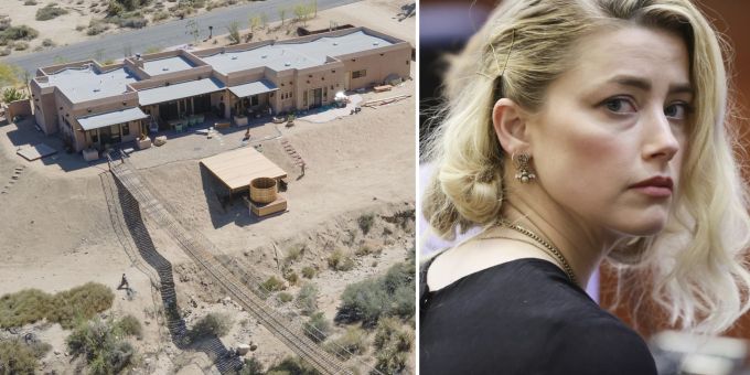 Haus in Wüste - Hier versteckt sich Depp-Ex Amber nach Gerichts-Pleite