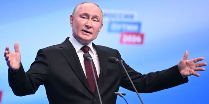 Wladimir Putin wurde bei der Pseudo-Wahl mit 88 Prozent wiedergewählt und scheint im Ukraine-Krieg die nächste Eskalation eingeleitet zu haben. Wladimir Putin