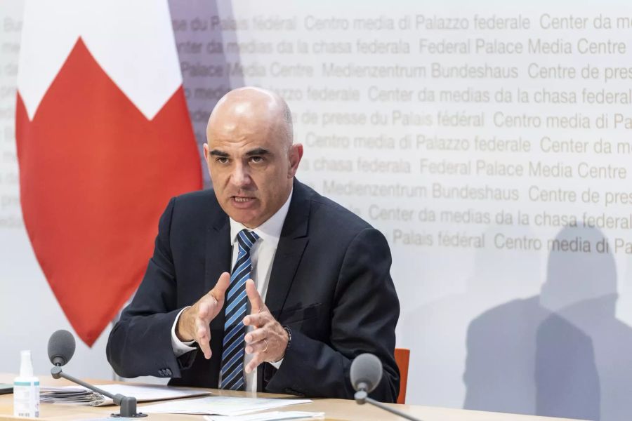 CORONAVIRUS Alain Berset Medienkonferenz