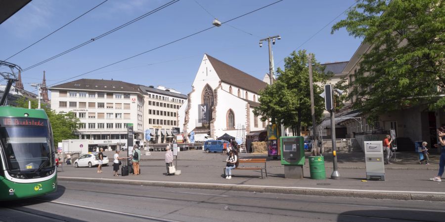 Barfüsserplatz in Basel