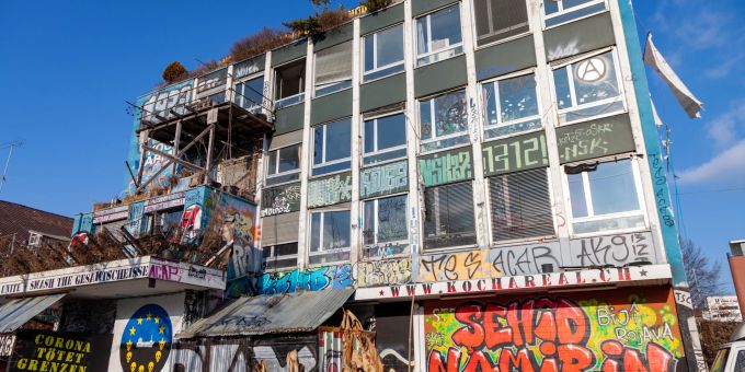 Das Kulturzentrum Koch-Areal im Zürcher Kreis 9. Koch-Areal
