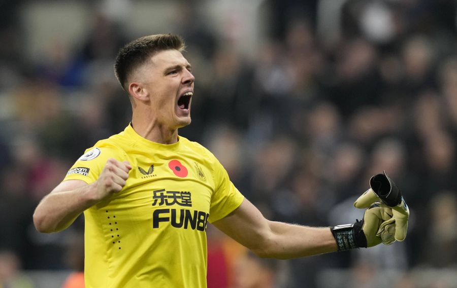 Im Tor des Teams der Saison: Nick Pope von Newcastle United.