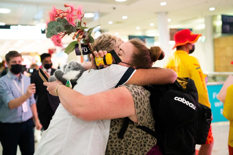 Nur in Ausnahmefällen konnten Nicht-australische Personen einreisen.