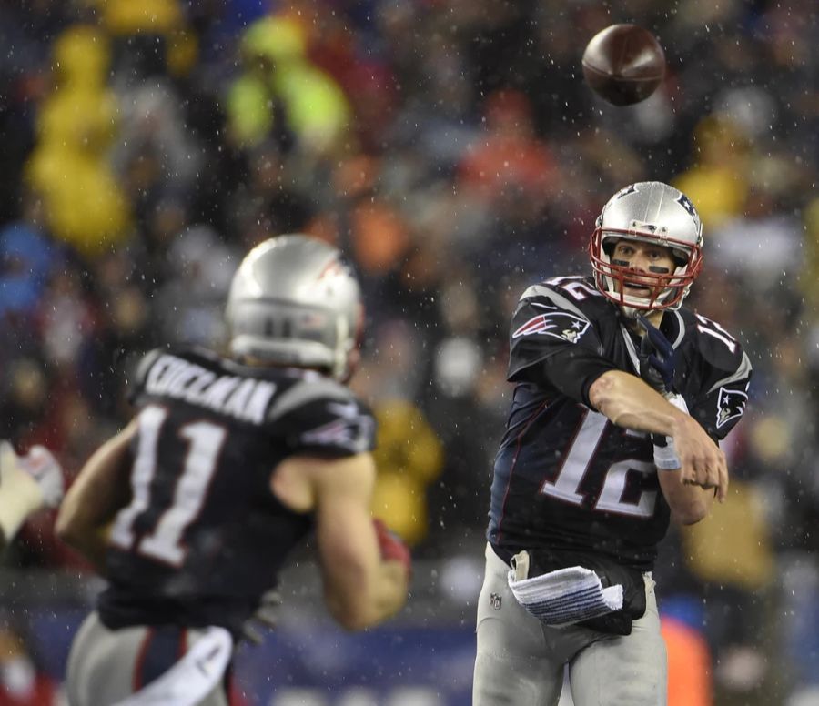 Brady wirft seinem Receiver insgesamt 36 Touchdown-Pässe zu.