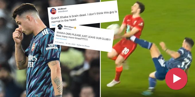 «Hirntot!» - Arsenal-Fans gehen erneut auf Rot-Sünder Granit Xhaka los