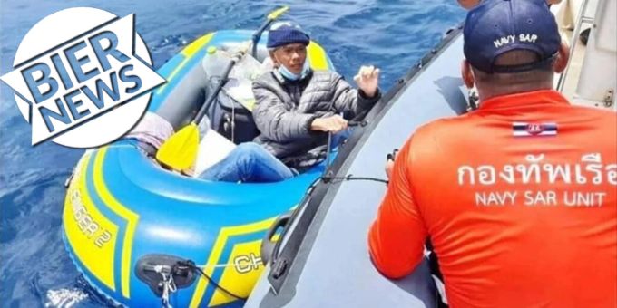 Gerettet! - Liebeskranker Vietnamese wollte nach Indien paddeln