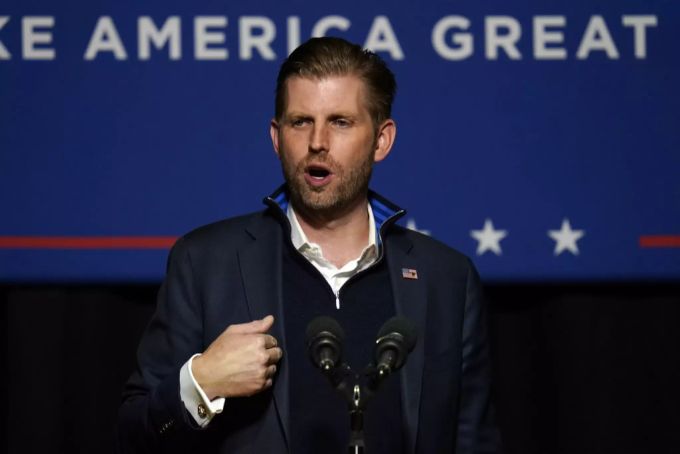 Eric Trump ist Sohn des früheren US-Präsidenten Donald Trump. Eric Trump
