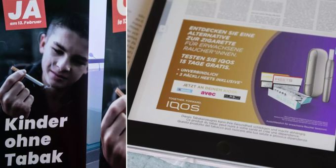 Am 13. Februar stimmt die Schweiz über ein Tabakwerbeverbot für den Schutz Jugendlicher ab. Tabakwerbeverbot Initiative