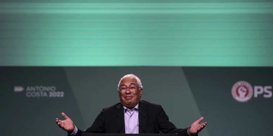 Regierungschef Antonio Costa im Wahlkampf
