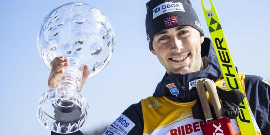 Der Kombinierer Jarl Magnus Riiber hat erneut den Gesamtweltcup gewonnen. Foto: Tom Weller/dpa