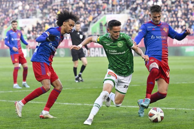 Der FC Basel muss sich in St.Gallen mit einem Remis begnügen. FC Basel
