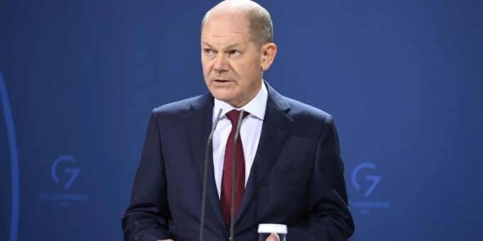 Bundeskanzler Olaf Scholz (SPD). Olaf Scholz