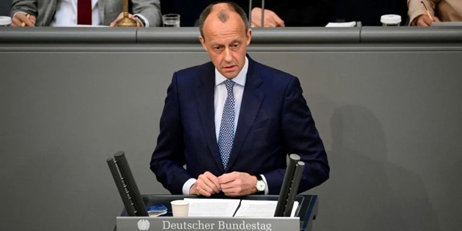 CDU-Chef Friedrich Merz im Bundestag