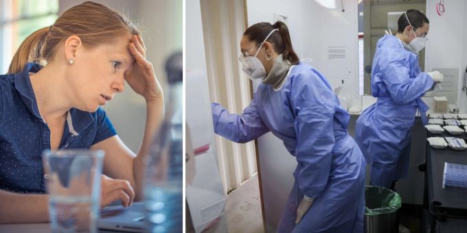 Auch Monate nach einer Corona-Infektion können die Gedächtnisfähigkeiten eingeschränkt sein. Coronavirus