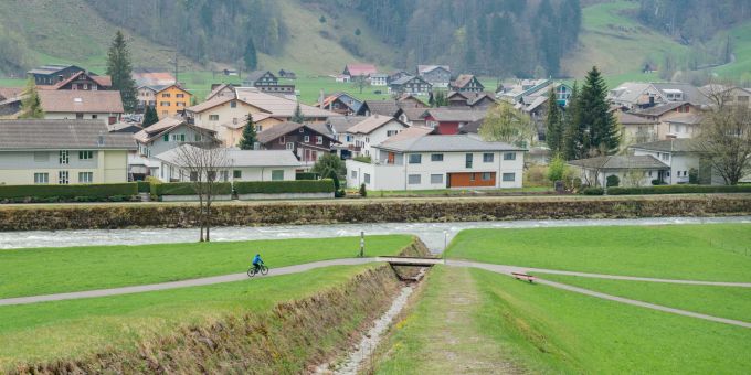 Die Ortschaft Muotathal im Kanton Schwyz. Die Ortschaft Muotathal im Kanton Schwyz.