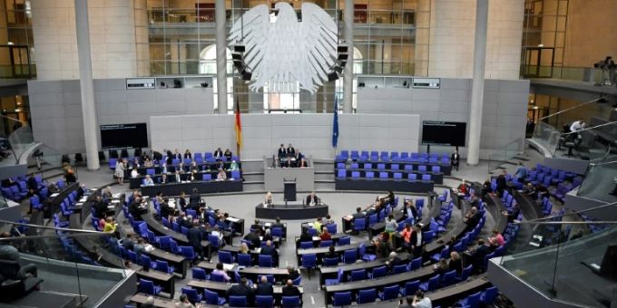 Blick ins Plenum des Bundestags Blick ins Plenum des Bundestags