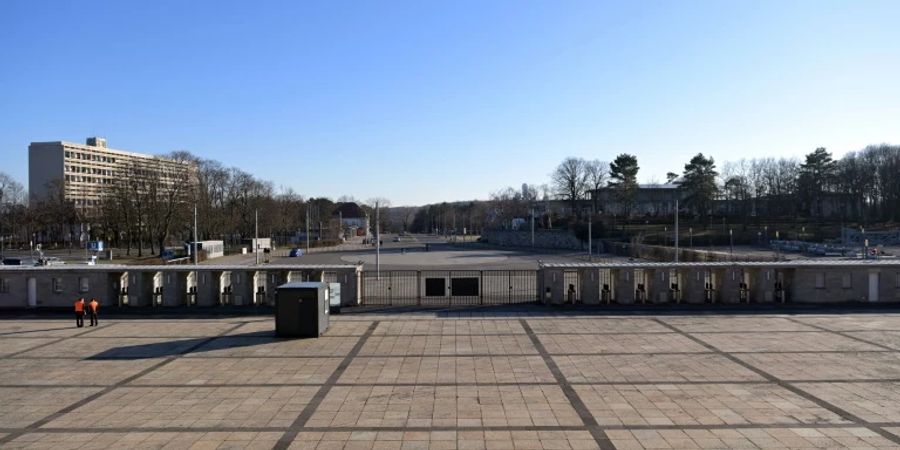 Eingang zum Olympiastadion in Berlin.