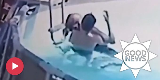 Good News - 10-Jähriger rettet seine ertrinkende Mutter aus Pool