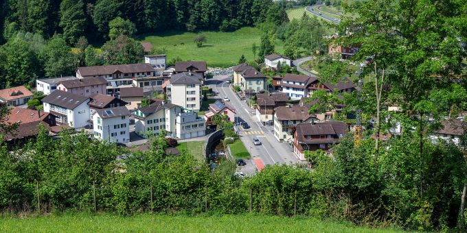 Blick auf Werthenstein. Blick auf Werthenstein.