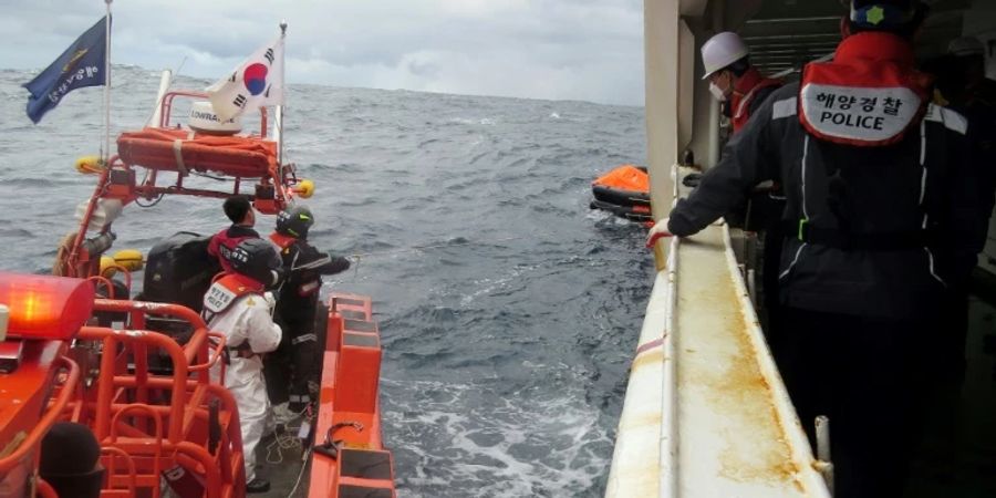 Einsatz nach Untergang von chinesischem Frachter