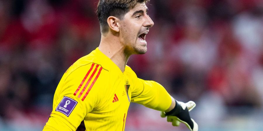 Belgiens Torwart Thibaut Courtois fällt für den Test gegen Deutschland aus.