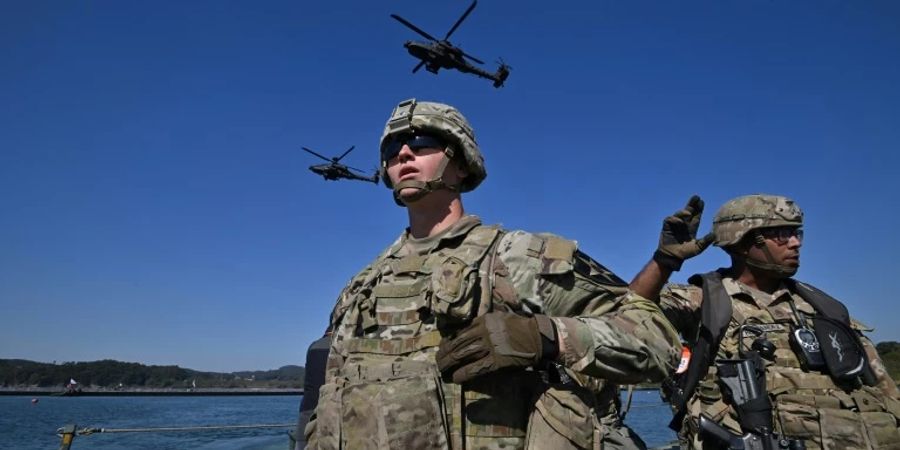 US-Soldaten bei Manöver mit Südkorea im Oktober