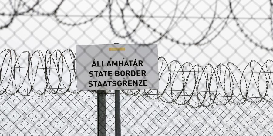Die EU-Aussengrenze zwischen Serbien und Ungarn.