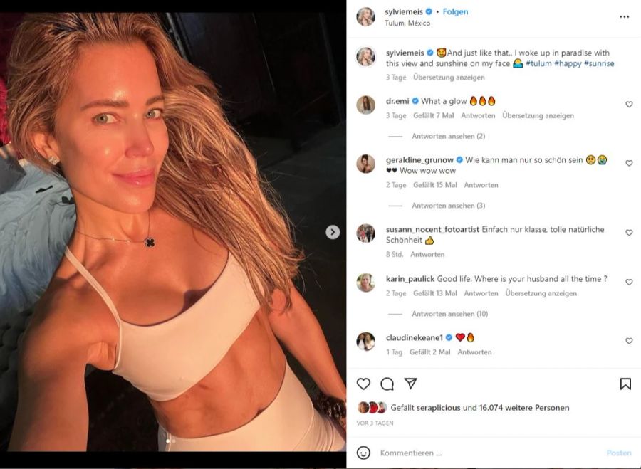 Sylvie Meis geniesst eine Auszeit in Mexiko.