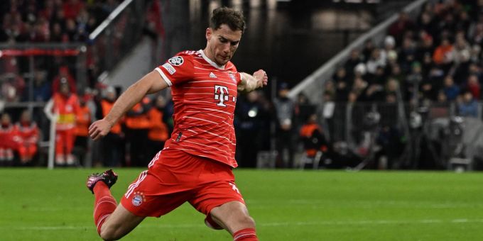Steht mit FC Bayern München gegen den BVB unter Druck: Leon Goretzka. Peter Kneffel/dpa FC Bayern München Goretzka