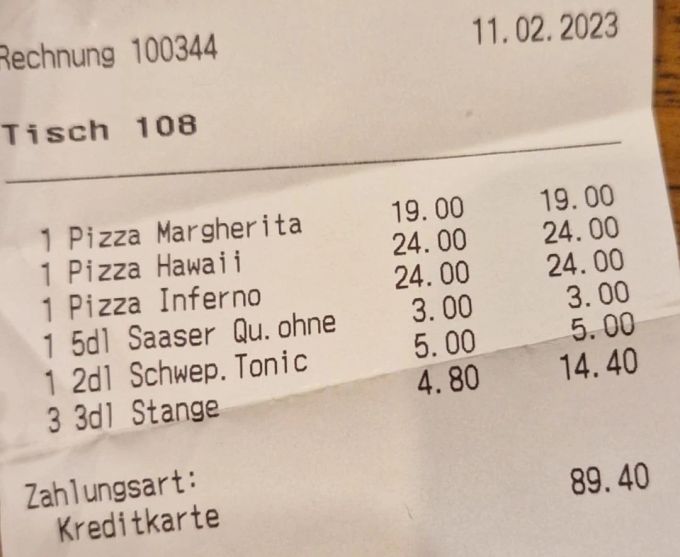 Auch das Quellwasser steht auf der Rechnung Wasser