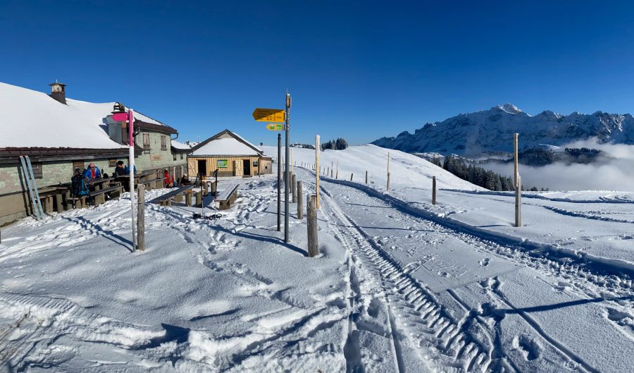 Wintertag auf der Hochalp.