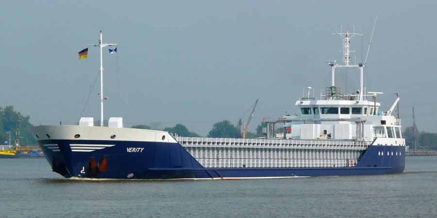 Der Frachter «Verity» sank im Oktober 2023 nach einer Kollision in der Nordsee.