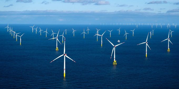 Der Offshore-Windpark Dolwin Alpha in der Nordsee. windpark