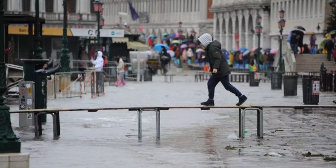 Venedig in Sorge - Altstadt steht wieder unter Wasser