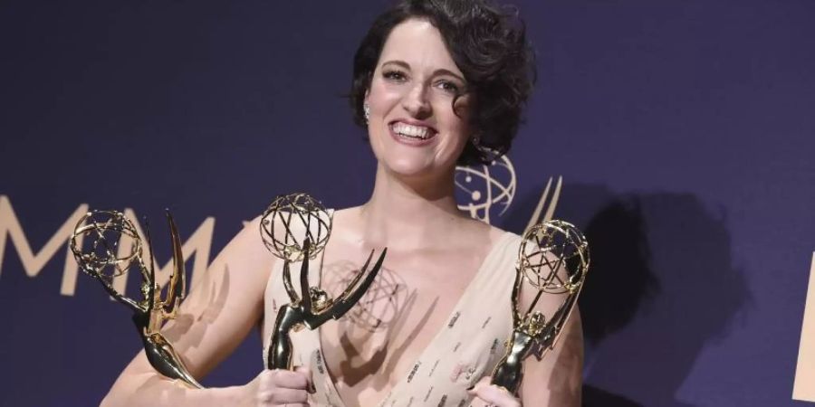 Phoebe Waller-Bridge bei der Emmy Verleihung. Foto: Jordan Strauss