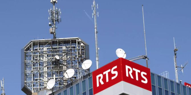 Das Westschweizer Radio und Fernsehen RTS