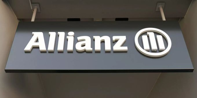 Das Logo der Allianz. Allianz Global Investors