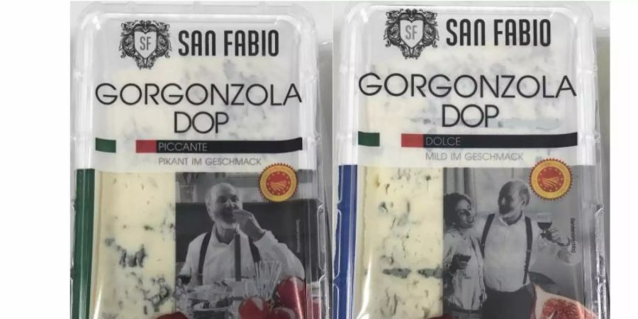 Hersteller ruft die Produkte San Fabio, Gorgonzola Dolce DOP, 200 g (EAN 23685390) und San Fabio, Gorgonzola Piccante DOP, 200 g (EAN 22138569) zurück. Foto: IGOR s.r.l./dpa