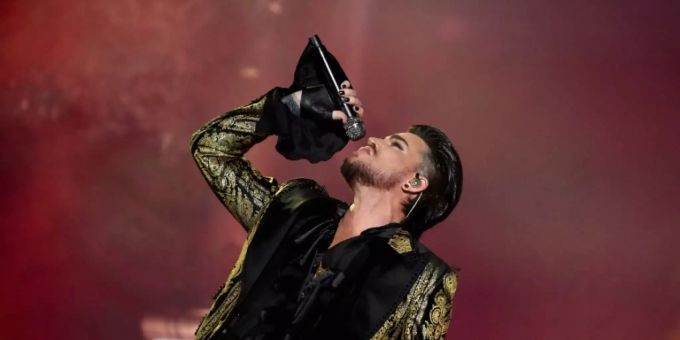 Queen-Frontmann Adam Lambert in New York Queen-Frontmann Adam Lambert in New York
