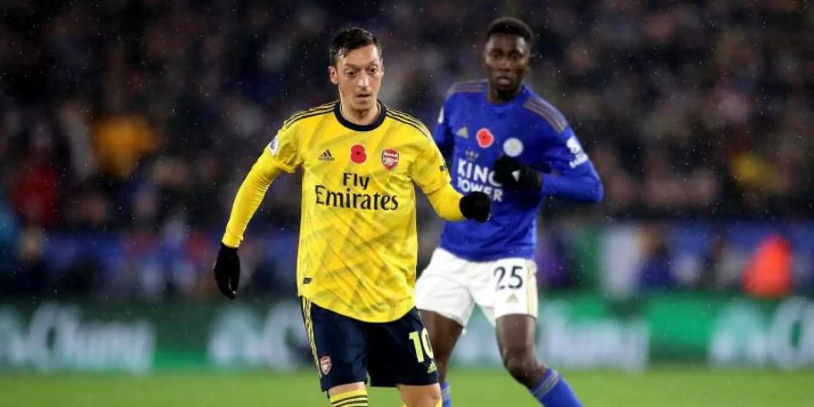Mesut Özil musste mit dem FC Arsenal eine Pleite gegen Leicester verbuchen. Foto: Nick Potts/PA Wire/dpa
