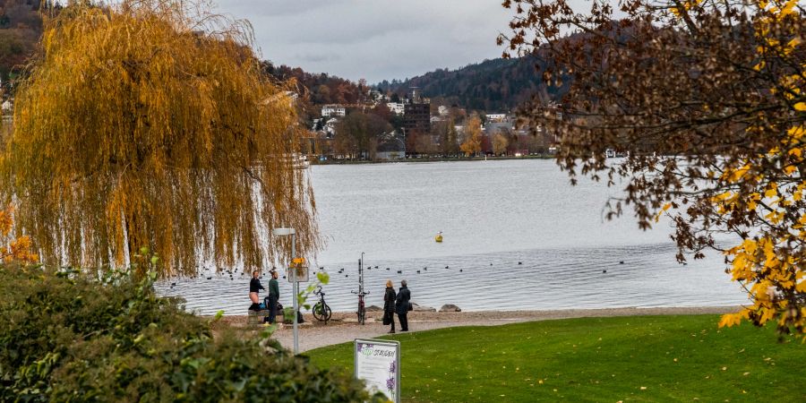 Die Ufschötti in der Stadt Luzern.