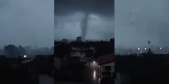 In Mailand - Tornado wütet über italienischer Stadt